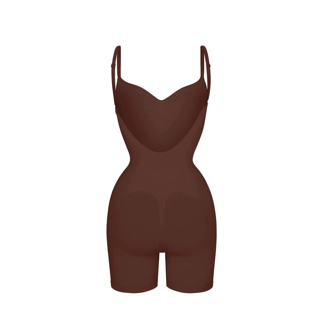 SCULPTING LOW BACK MID-THIGH BODYSUIT COCOA