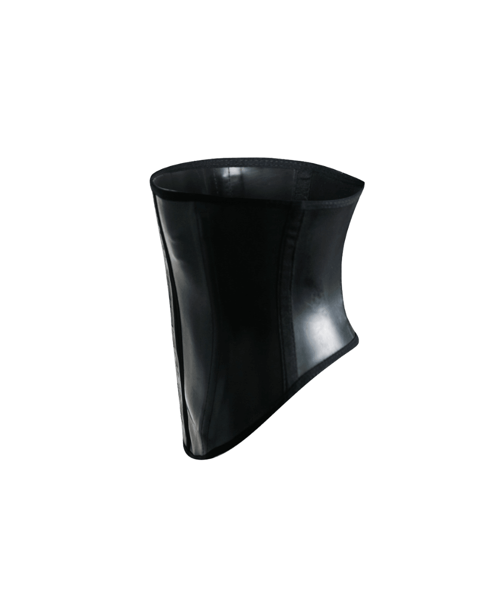 High Impact Latex Short Waist Trainer Onyx