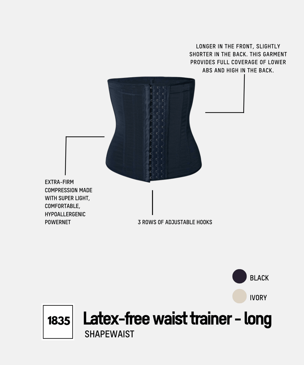 Latex-Free Waist Trainer Long - ShapeWaist