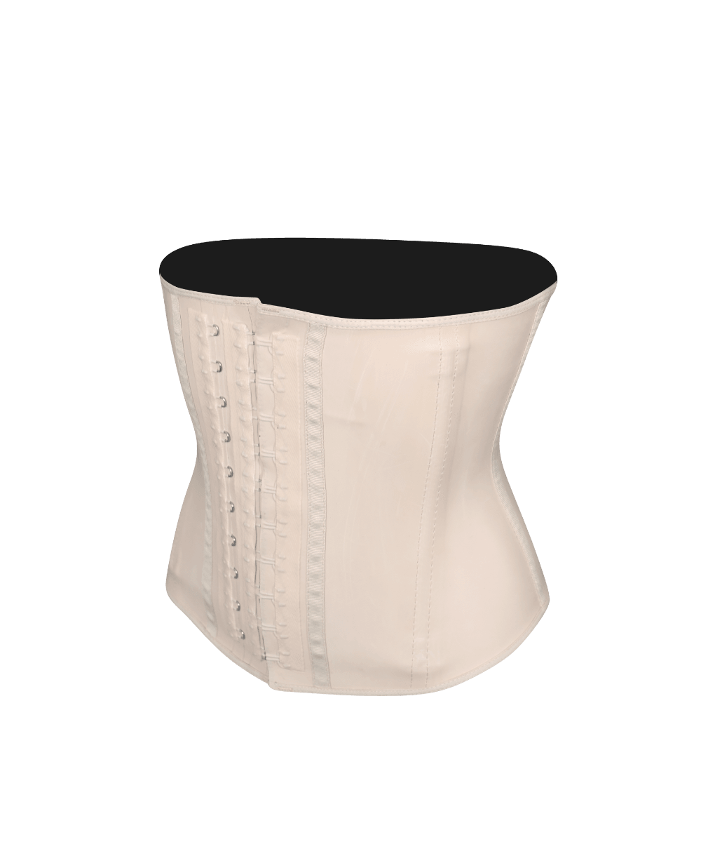 Latex Waist Trainer Short Ivory - ShapeWaist