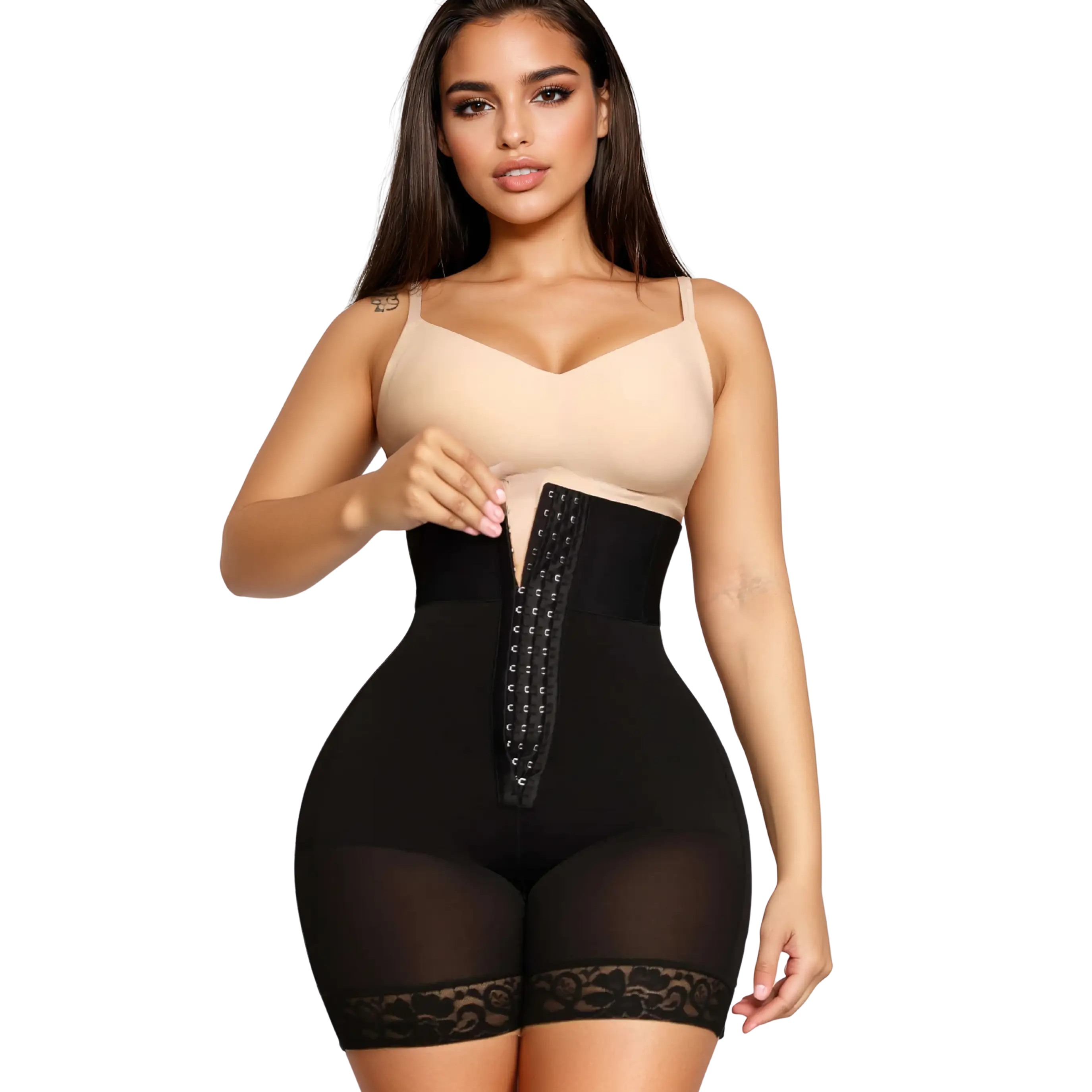HIGH-WAIST COMPRESSION BODY SHAPER ONYX