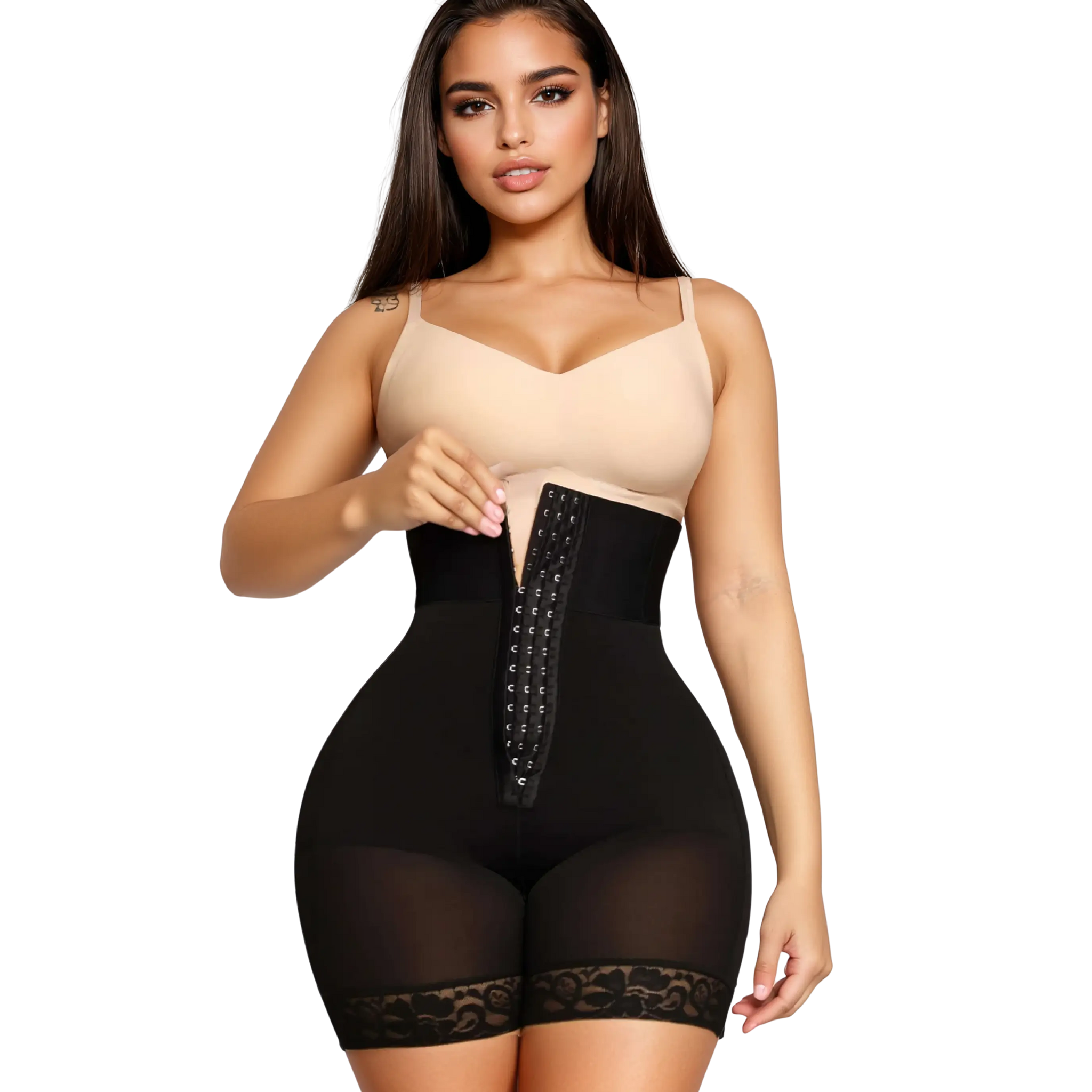 HIGH-WAIST COMPRESSION BODY SHAPER ONYX