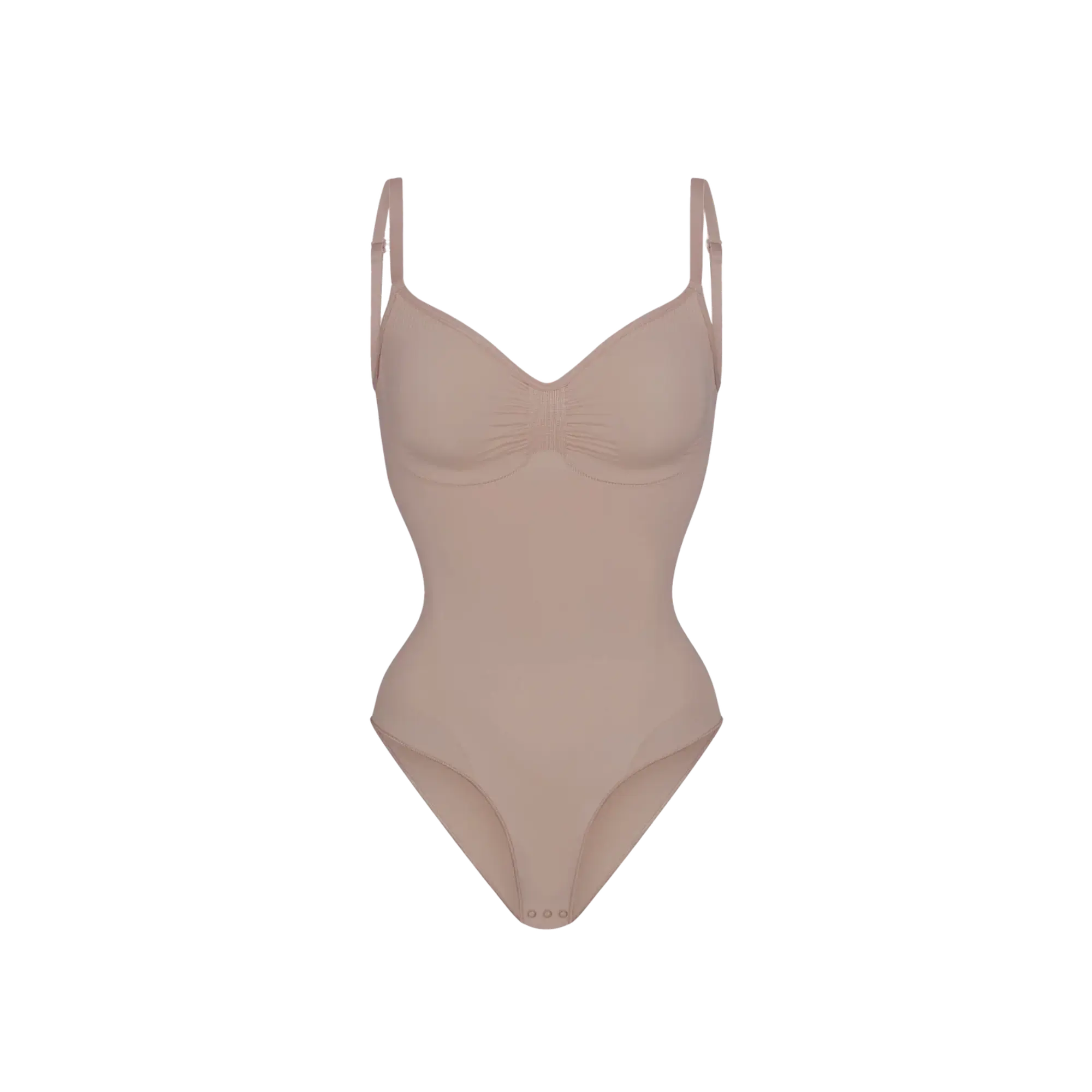 SCULPTING BRIEF BODYSUIT SANDSTONE