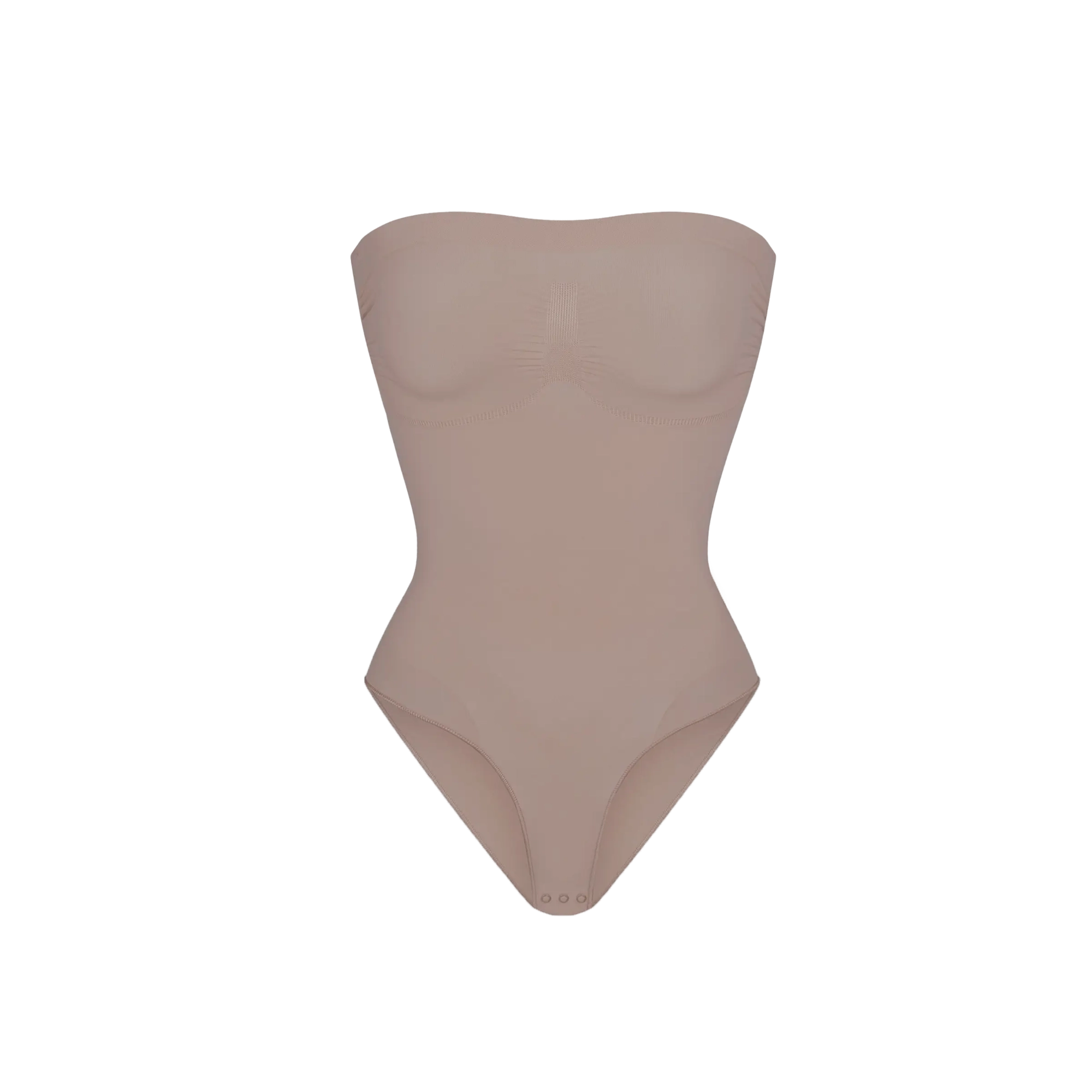 STRAPLESS BRIEF BODYSUIT SANDSTONE