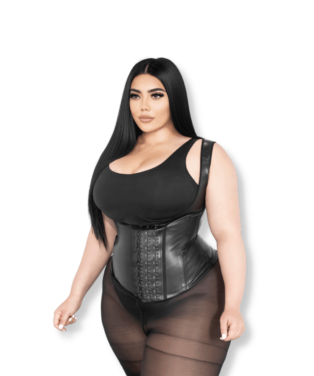 Latex vest waist best sale trainer plus size