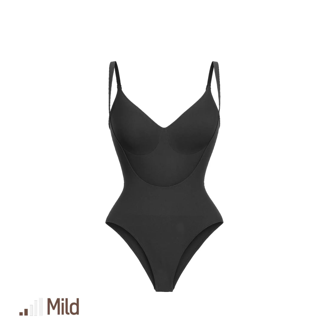 SCULPTING LOW BACK THONG BODYSUIT ONYX