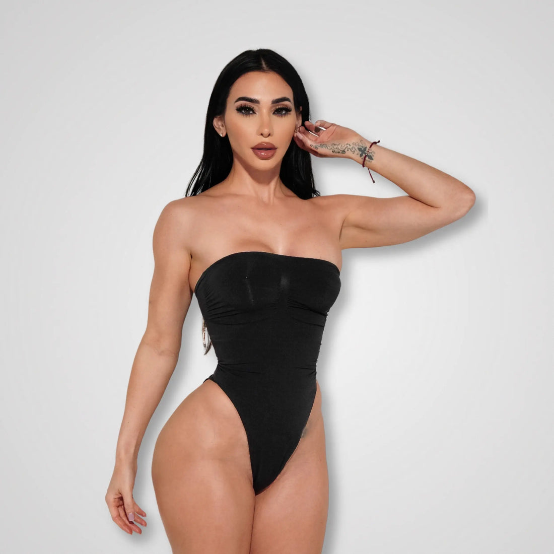 STRAPLESS BRIEF BODYSUIT
